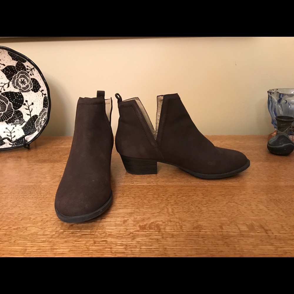 JBU vegan leather booties!